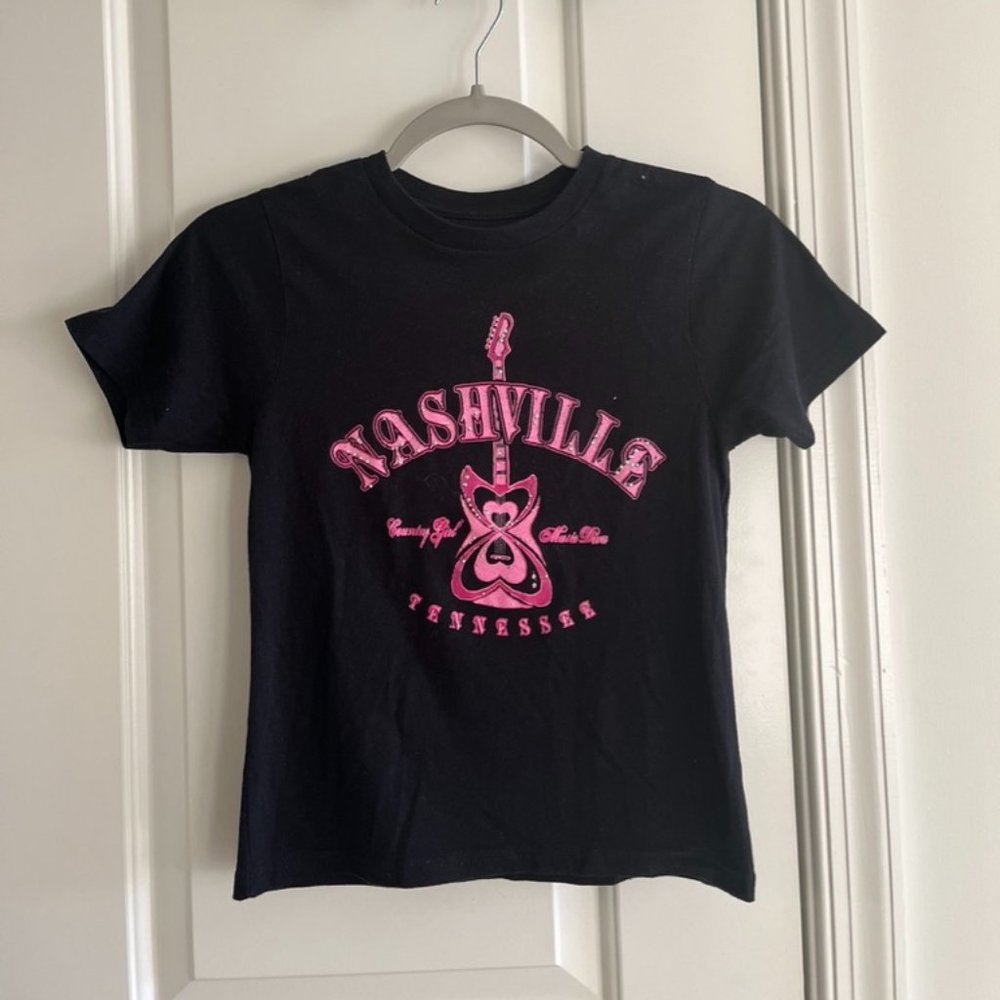 y2k vintage nashville baby tee